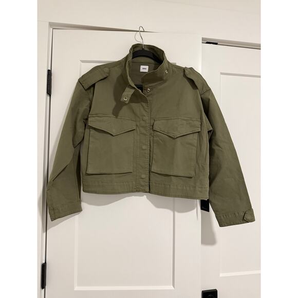 $220 New Edwin Lennox Cargo Jacket - Surplus Green - XS - Picture 5 of 9